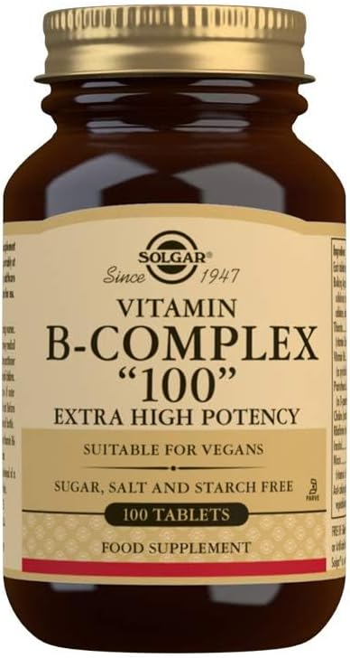 Solgar Vitamin B-Complex 100 Tablets, Pack of 100