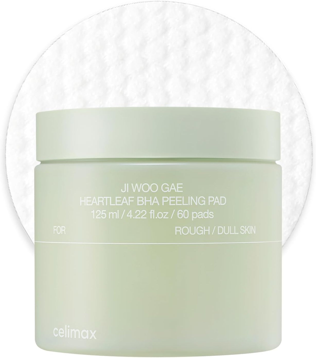 Celimax Ji.Woo.Gae Heartleaf BHA Peeling Pad, 60 Pads