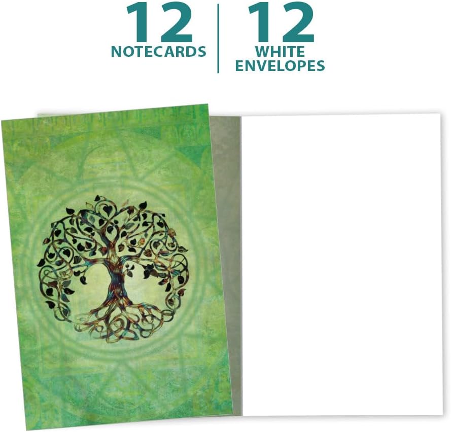 Tree-Free Greetings Tree of Life Notecards with Envelopes, Pack of 12 - view 5