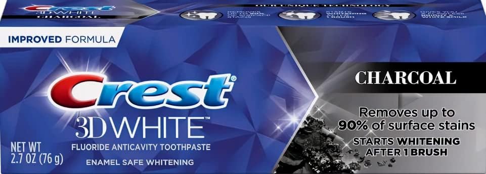 Crest 3D White Advanced Charcoal Toothpaste 76 g (2.7 oz), Pack of 2 - view 4