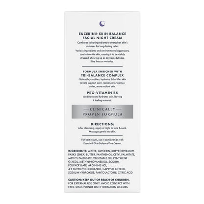 Eucerin Skin Balance Night Cream for Sensitive Skin, 1.7 oz - view 3