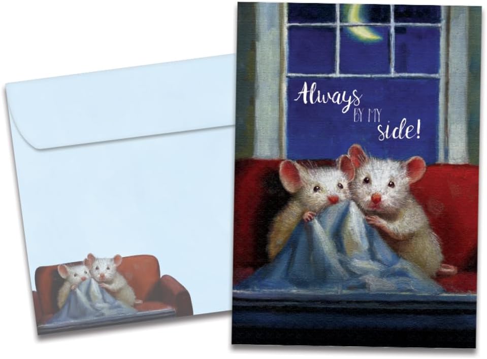 Tree-Free Greetings Anniversary Card 5 x 7 Inch, Blanket Hogger — product view