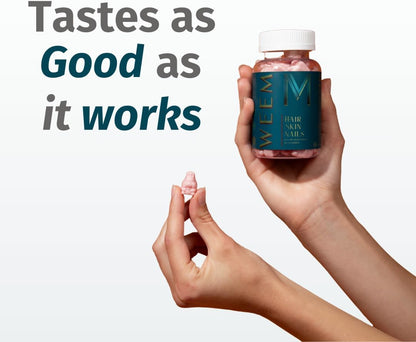 WEEM Vegan Biotin Hair, Skin and Nails Gummies, Extra Strength - view 5