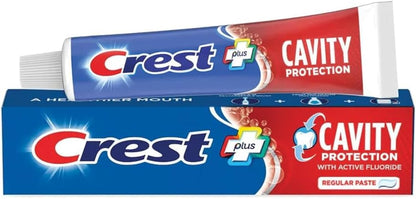Crest Plus Cavity Protection Regular Toothpaste, 8.2 oz, Pack of 3 - view 3