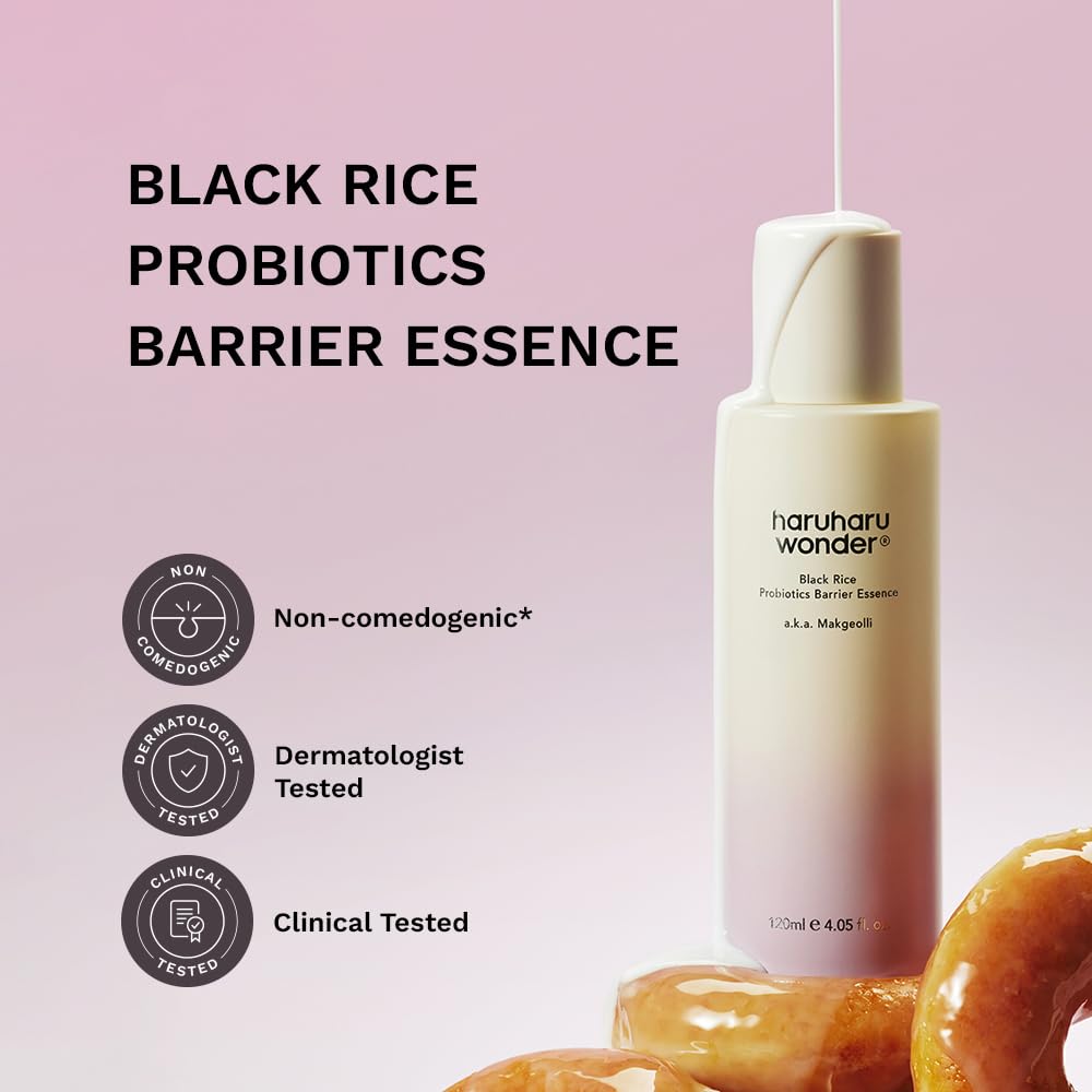 Haruharu Wonder Black Rice Probiotics Barrier Essence, 4.05 fl oz - view 2