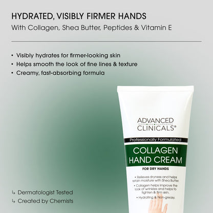 Advanced Clinicals Collagen Hand Cream 237 ml (8 fl oz) - view 3