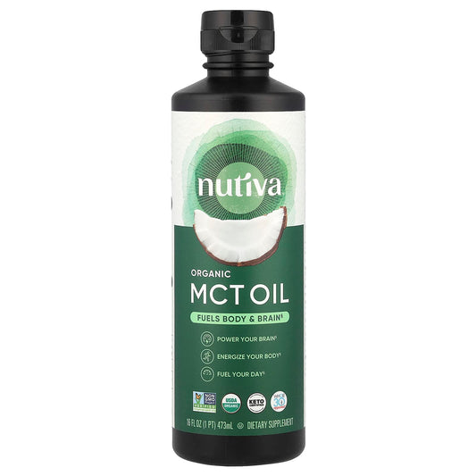 Nutiva Organic MCT Oil, 473 ml (16 fl oz)
