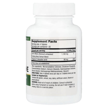 Mushroom Wisdom Super Lion's Mane, 120 Vegetarian Tablets - view 2