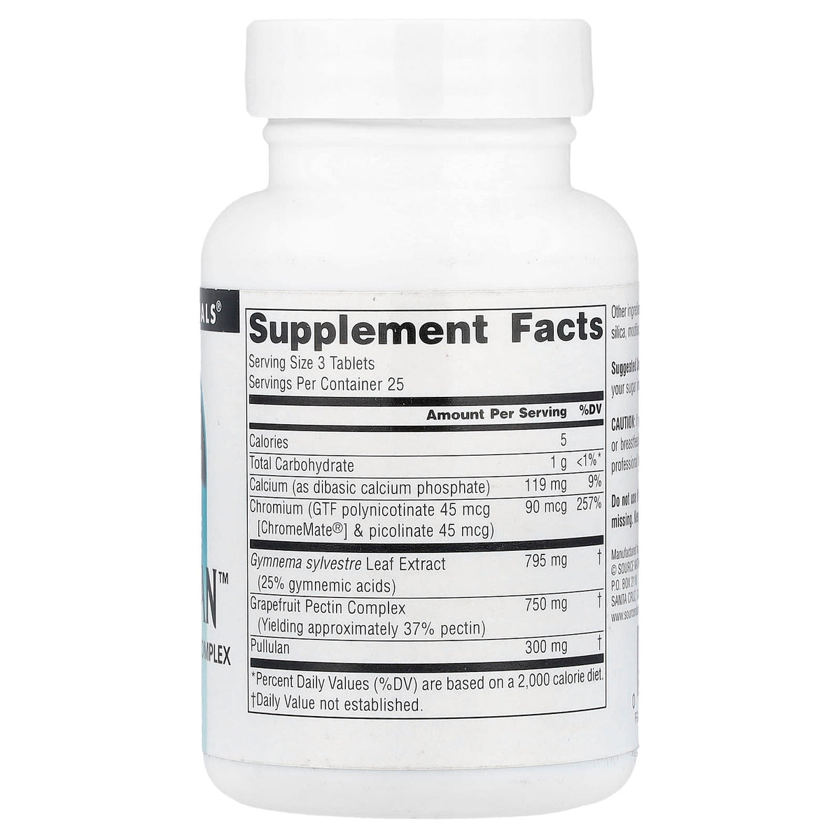 Source Naturals Sugar Ban, 75 Tablets - view 2