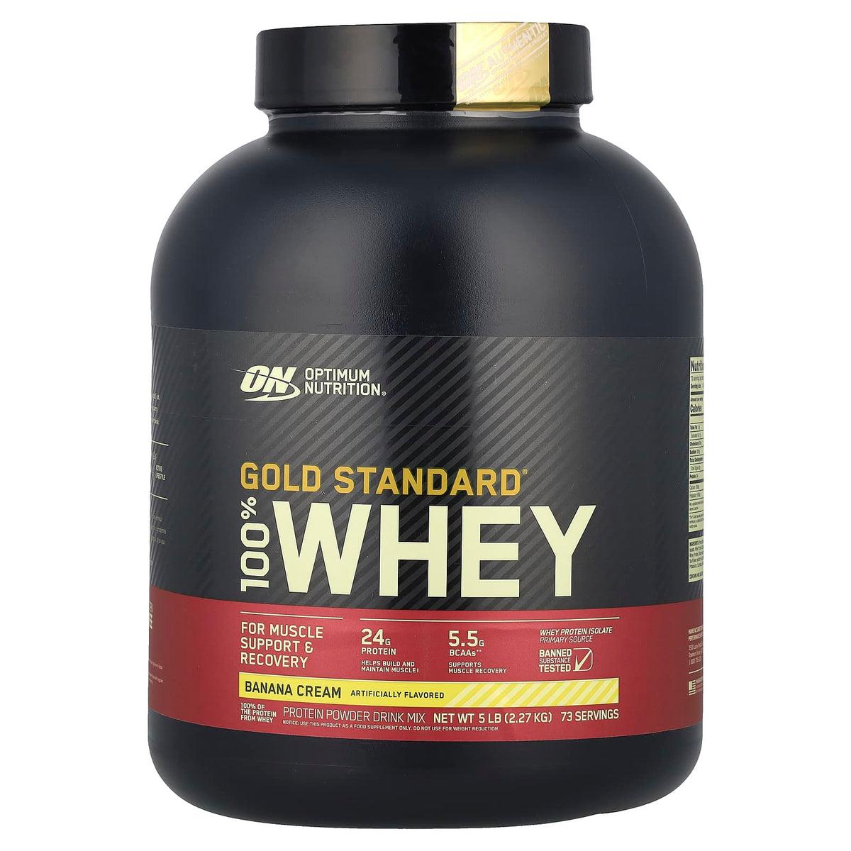 Optimum Nutrition Gold Standard 100% Whey Banana Cream 2.27 kg (5 lb)