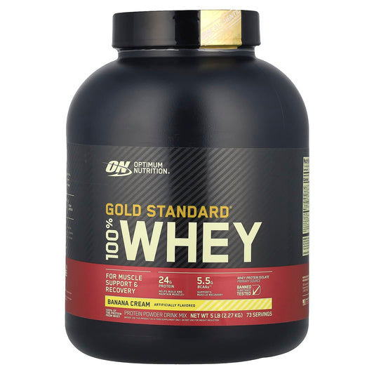 Optimum Nutrition Gold Standard 100% Whey Banana Cream 2.27 kg (5 lb)