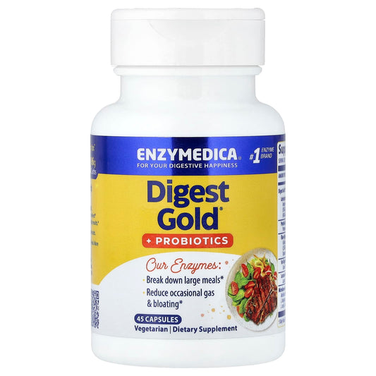 Enzymedica Digest Gold + Probiotics, 45 Capsules