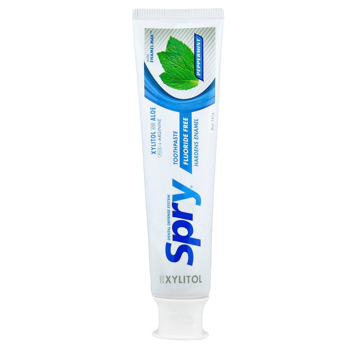 Xlear Spry, Fluoride Free Toothpaste, Peppermint, 141 g — product view