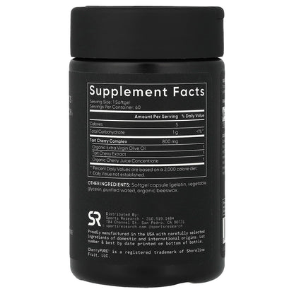 Sports Research Tart Cherry Fruit Complex, 60 Softgels - view 2