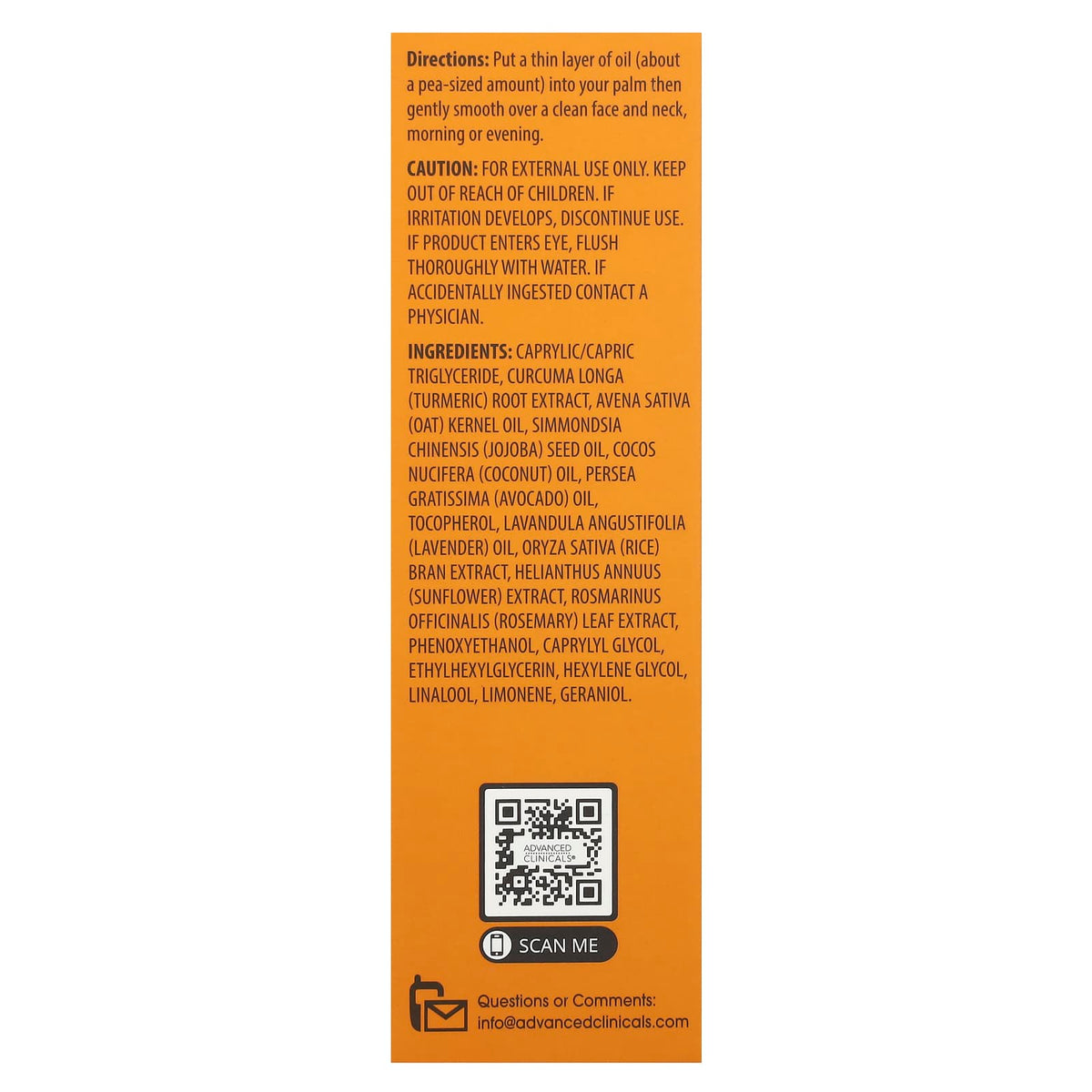 Advanced Clinicals Turmeric Oil, 1.8 fl oz (53 ml) - view 3