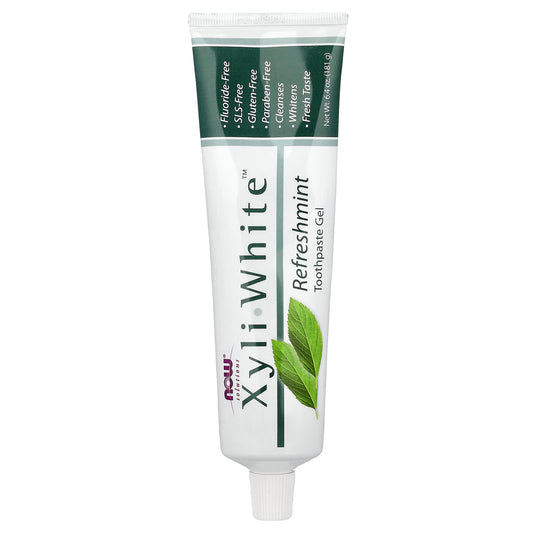 NOW Foods XyliWhite Toothpaste Gel, Refreshmint, 181 g