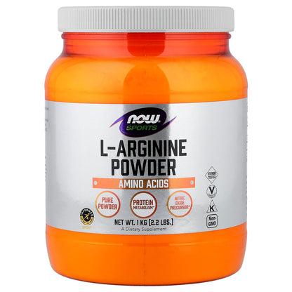 NOW Foods Sports L-Arginine Powder, 1 kg (2.2 lb)
