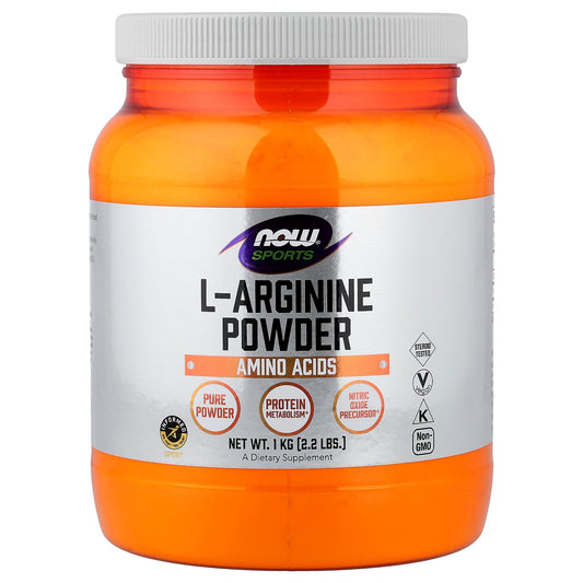 NOW Foods Sports L-Arginine Powder, 1 kg (2.2 lb)