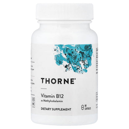 Thorne Vitamin B12 (Methylcobalamin) 1 mg, 60 Capsules