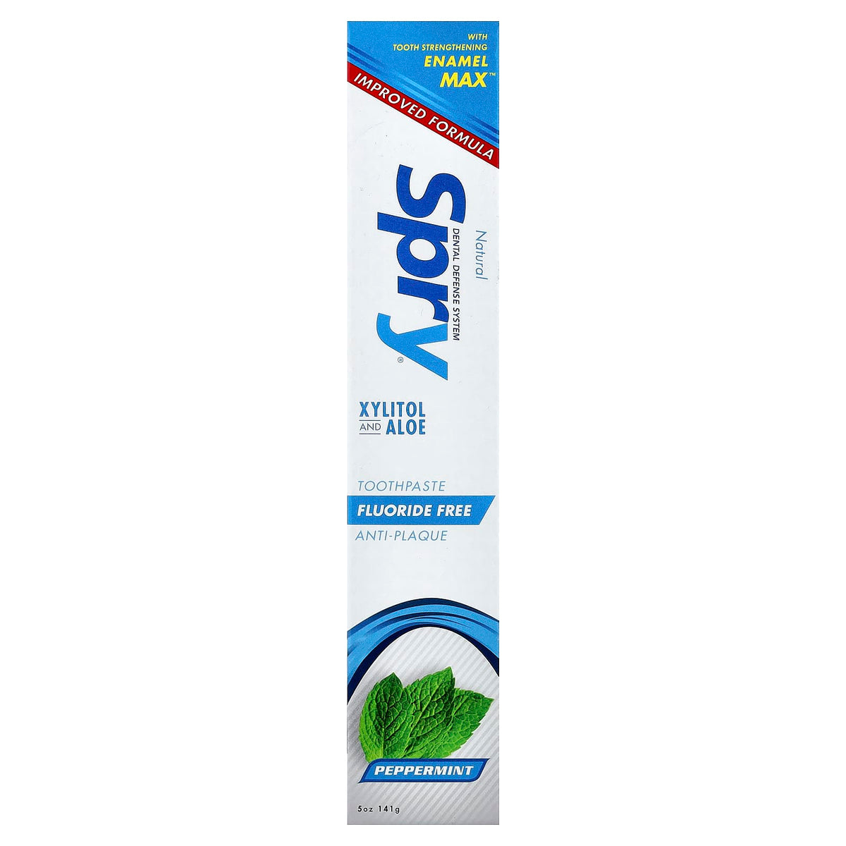 Xlear Spry, Fluoride Free Toothpaste, Peppermint, 141 g — alternate product view