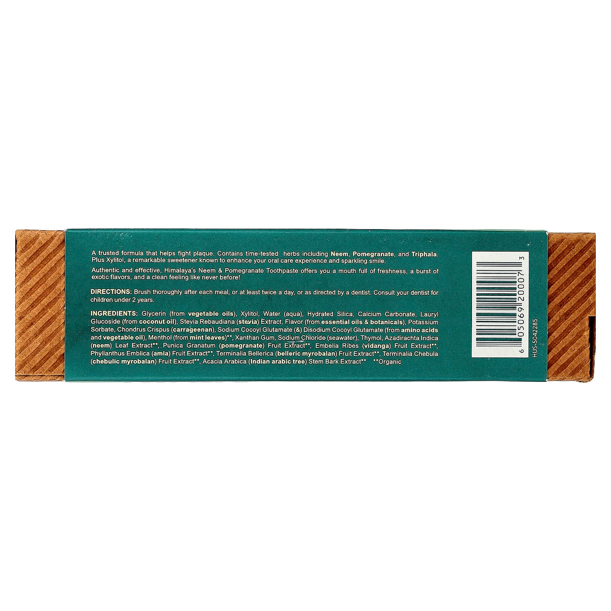 Himalaya Botanique Toothpaste, Neem & Pomegranate, Herbal Mint, 150 g - view 3
