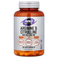 NOW Foods Sports Arginine & Citrulline, 120 Veg Capsules