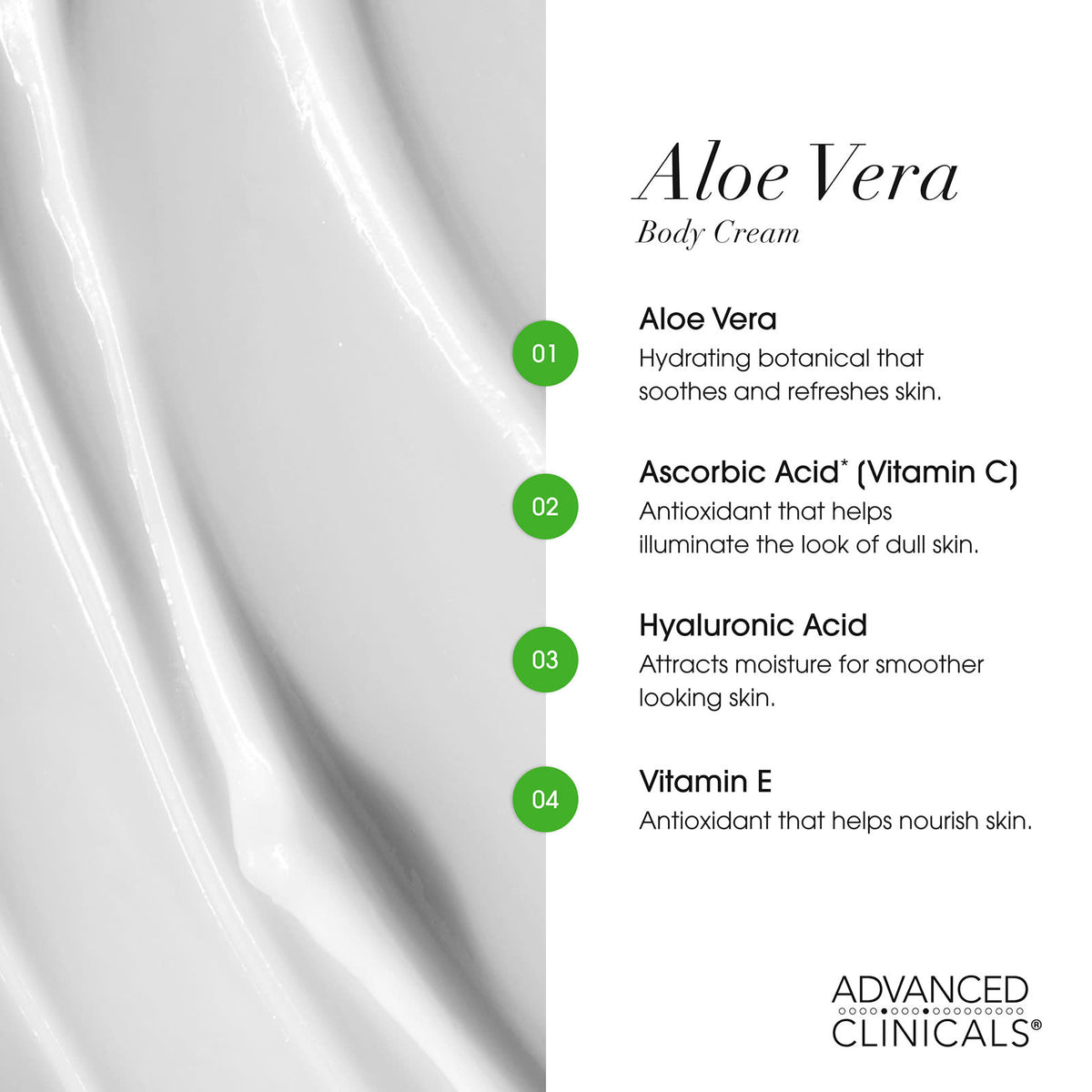 Advanced Clinicals Aloe Vera Soothe + Recover Cream 454 g (16 oz) - view 6