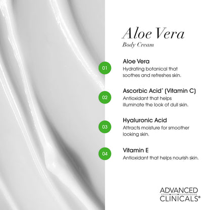 Advanced Clinicals Aloe Vera Soothe + Recover Cream 454 g (16 oz) - view 6