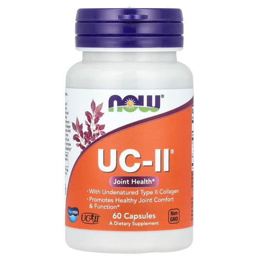 NOW Foods UC-II Undenatured Type II Collagen, 60 Capsules