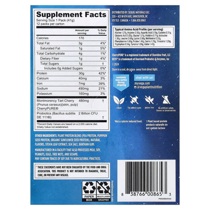 Vega Plant-Based Protein Performance Protein + Recovery Creamy Vanilla 12 Packs - view 2