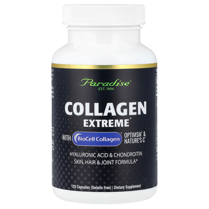 Paradise Herbs Collagen Extreme with BioCell Collagen, 120 Capsules