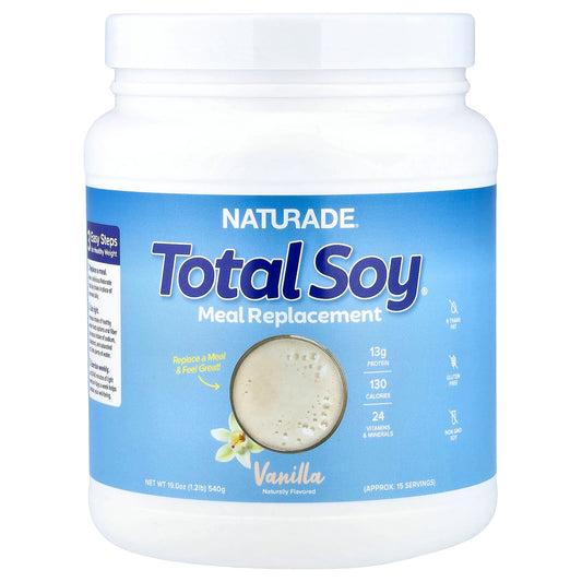 Naturade Total Soy Meal Replacement, Vanilla, 540 g (1.2 lb)