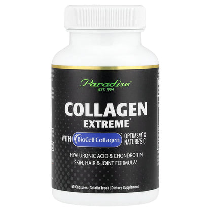 Paradise Herbs Collagen Extreme with BioCell Collagen, 60 Capsules