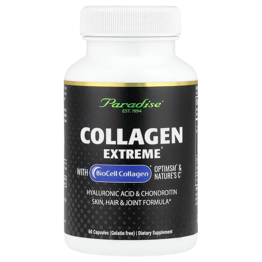 Paradise Herbs Collagen Extreme with BioCell Collagen, 60 Capsules