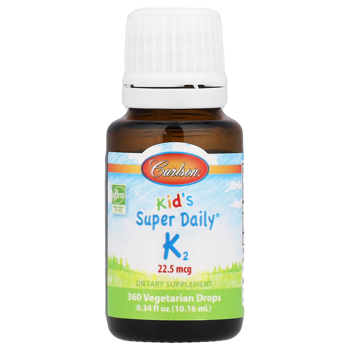 Carlson Kid's Super Daily K2, 22.5 mcg, 10.16 ml (0.34 fl oz) - view 3