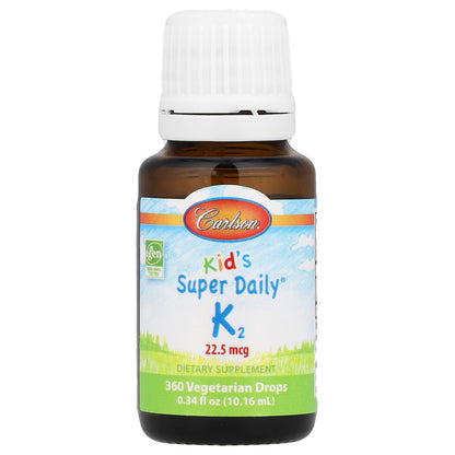 Carlson Kid's Super Daily K2, 22.5 mcg, 10.16 ml (0.34 fl oz) - view 3