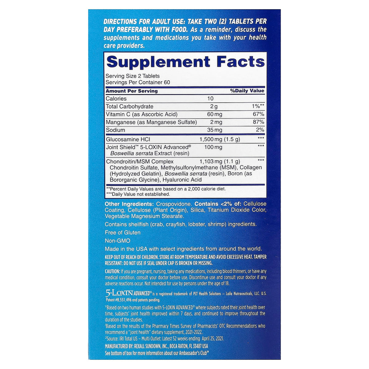 Osteo Bi-Flex Joint Health Triple Strength, 120 Coated Tablets — alternate product view