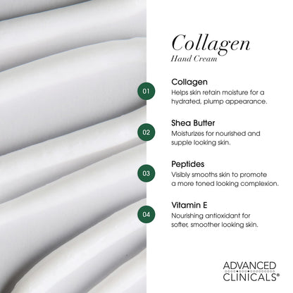 Advanced Clinicals Collagen Hand Cream 237 ml (8 fl oz) - view 5