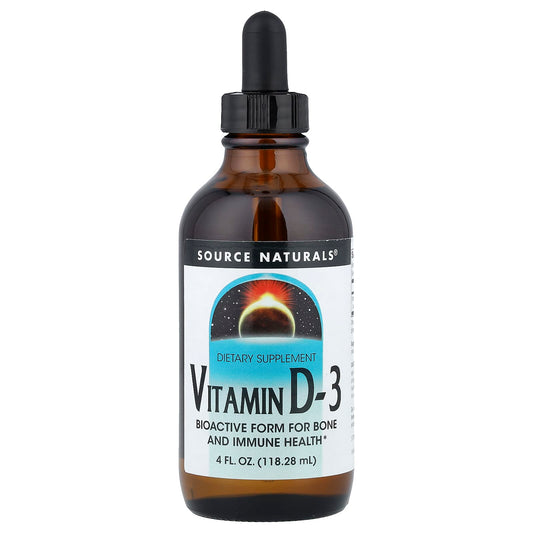 Source Naturals Vitamin D-3 Liquid Drops, 4 fl oz (118 ml)