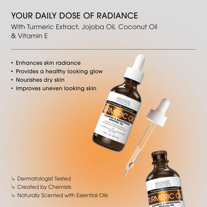 Advanced Clinicals Turmeric Oil, 1.8 fl oz (53 ml) - view 4