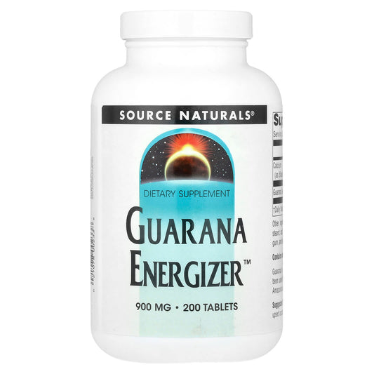 Source Naturals Guarana Energizer 900 mg, 200 Tablets