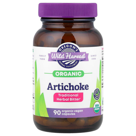 Oregon's Wild Harvest Organic Artichoke, 300 mg, 90 Organic Vegan Capsules