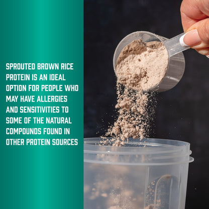 NOW Foods Sports Sprouted Brown Rice Protein Powder, Unflavoured, 907 g (2 lb) - view 4
