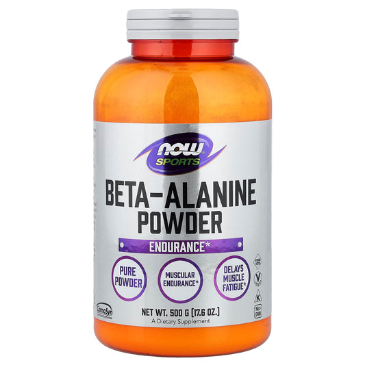 NOW Foods Sports Beta-Alanine Powder, 500 g (17.6 oz)