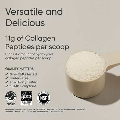 Sports Research Collagen Peptides, Vanilla, 480 g (1.06 lb) - view 3
