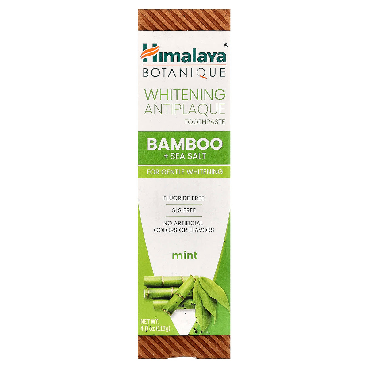 Himalaya Whitening Antiplaque Toothpaste, Bamboo and Sea Salt, Mint, 113 g - view 2
