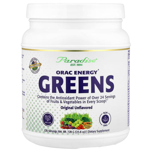 Paradise Herbs ORAC Energy Greens Original Unflavored, 25.6 oz (728 g)