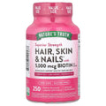 Nature's Truth Hair, Skin & Nails with Biotin, Superior Strength, 250 Softgels