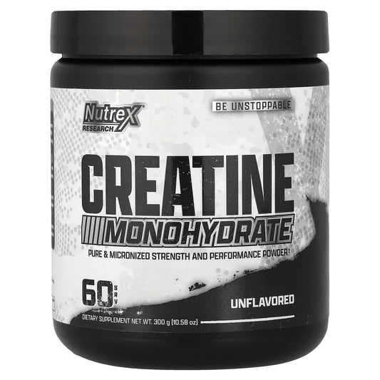Nutrex Research Creatine Monohydrate, Unflavoured, 300 g (10.6 oz)
