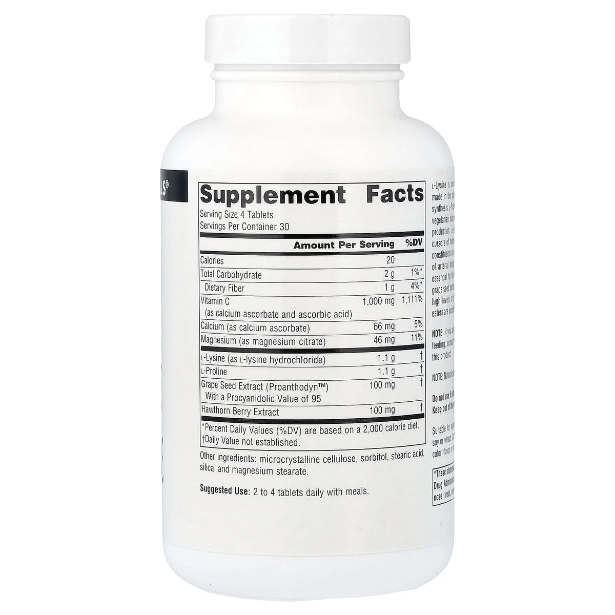 Source Naturals Proline & Lysine, 120 Tablets — alternate product view